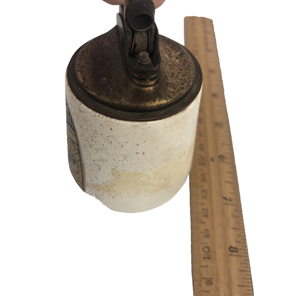 Vintage Sascha B Brastoff Tiki Table Lighter Ashtray L1 Mid Century Stoneware - Picture 12 of 16